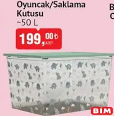 OYUNCAK/SAKLAMA KUTUSU 50 L